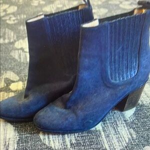 Women's Blue Ankle Boots